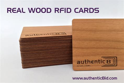 wooden rfid cards